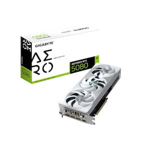 Graphics Cards: Gigabyte GeForce RTX 5080 AERO OC 16GB GDDR7 Graphics Card