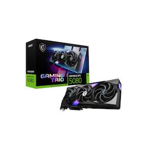 MSI NVIDIA GeForce RTX 5080 GAMING TRIO OC 16GB GDDR7 Graphics Card