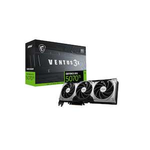 MSI NVIDIA GeForce RTX 5070 Ti VENTUS 3 X OC 16GB GDDR7 Graphics Card