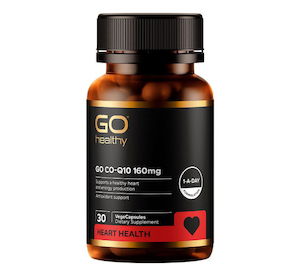 Products: Co-Q10 160mg 30/60 caps - Go For Health