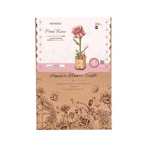 TOYS: Robotime ROWOOD Pink Rose