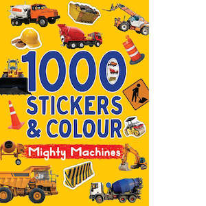 Inactive Books: Mighty Trucks 1000 Stickers & Colour
