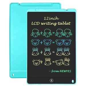 Kids Lcd Writing Tablet: Kids 12" Multiple Colors LCD Writing Tablet - Blue