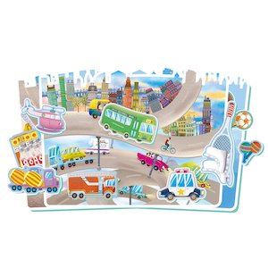 Robotime Static Sticker: Robotime Static Sticker City Life