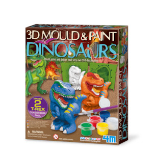 4m: 4M 3D Mould & Paint - Dinosaurs