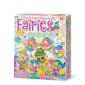 4m: 4M Mould & Paint - Glitter Crafts Fairies