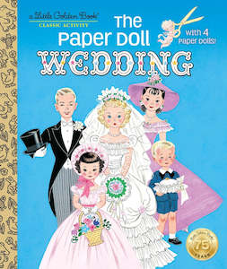 Little Golden Books: LGB The Paper Doll Wedding - A Golden Book
