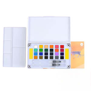 Boxing Day Sale: Watercolour Paint Set – 24 Vibrant Colours with Palette & Water Brush Pens