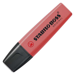 Stabilo Boss Highlighter BOSS ORIGINAL Pastel - Red 1PC