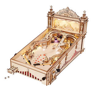 Over 200: Robotime ROKR 3D Pinball Machine 3D Wooden Puzzle