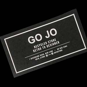Gift Vouchers: Go Jo Recycled Store Gift Vouchers