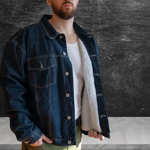 Texas Tuff Denim Jacket Size L-XL