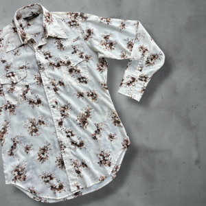 Menswear: Brandon Floral Button Up Shirt Size M