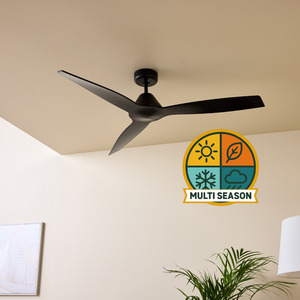 132cm DC Ceiling Fan - Matte Black