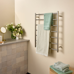 Straight 7 Bar Towel Warmer