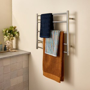 Curved Round Towel Warmer 5 Bar Ladder