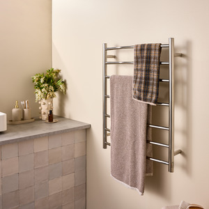 Curved Round Towel Warmer 7 Bar Ladder