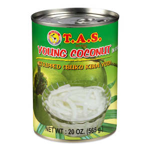 Canned Food: TAS Young Coconut Strips in Syrup (Buko Kina Yod) 565g