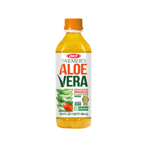 Drinks: OKF Farmer's Aloe Vera Mango 500ml