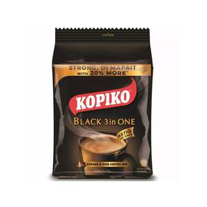 Drinks: Kopiko Black 3 in 1 (30 x 20g)