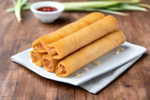 Cigar Rolls Hand Made: Cheeseburger Spring Roll