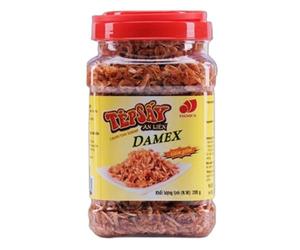 Snacks: Damex Roasted small shrimp 200g (Tép sấy ăn liền 200g)