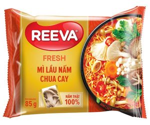 Noodles: Reeva Sour and Spicy Mushroom hot pot flavour instant noodles (30 packages x 85g)