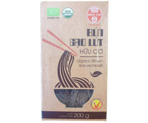 Noodles: Bich Chi Organic Brown Rice Vermicelli 200g