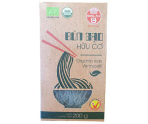 Noodles: Bich Chi Organic White rice Vermicelli 200g