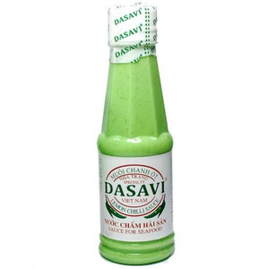 Green chilli and salt sauce for seafood 260gr