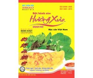 Ingredients: Huong Xua flour for rice pancake (Bột Bánh Xèo Hương Xưa) 500g