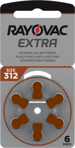 Rayovac Hearing Aid Batteries size 312