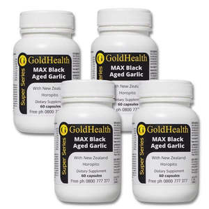 Ingredients A Z: Four Pack - Aged Black Garlic with NZ Horopito