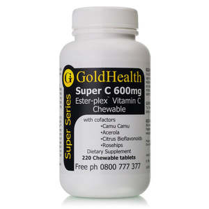 Mind: Super C 600 Chewable Vitamin C