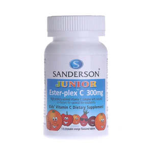 Sanderson: Junior Ester-plex C 300mg Orange Chewable (Sandersons)