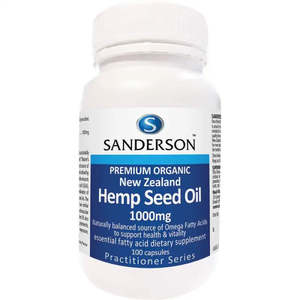 Sanderson: Hemp Seed Oil 1000mg (Sandersons)