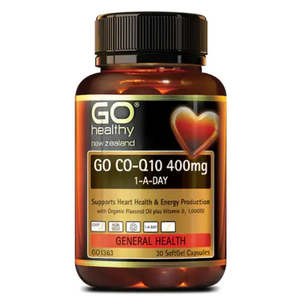 Go Healthy: Co Enzyme Q10 400mg (Go Healthy NZ)