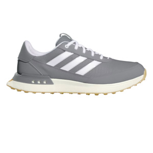Golf Shoes: Adidas Men's S2G 24 Spikeless Golf Shoes | Grey/White