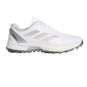 Golf Shoes: Adidas Men's Adizero ZG Spikeless Golf Shoes | White/Grey
