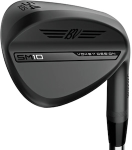 Golf Wedges: Titleist Vokey SM10 Steel Wedge | Jet Black