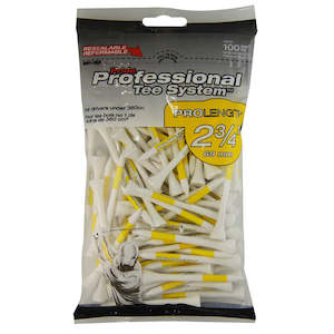 Pride Professional Golf Tees | Large Bag - Yellow