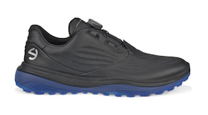 Ecco Men's BOA LT1 Golf Shoes | Black/Blue