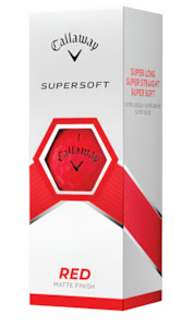 Callaway 2023 Supersoft Matte Golf Balls | Red | Prior Generation (Sleeves of Th&hellip;