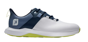 Mens Footwear: FootJoy Prolite Men's Golf Shoes | White/Navy