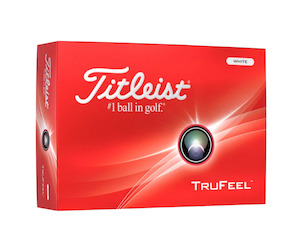 Titleist 2024 TruFeel Golf Balls | White