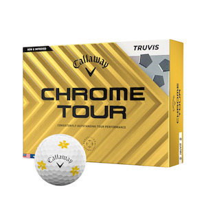 Callaway Chrome Tour Truvis Daffodil Golf Balls