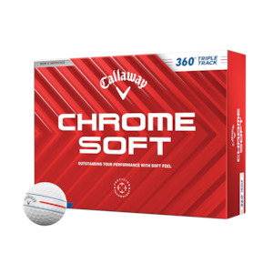 Callaway 2024 Chrome Soft 360° Triple Track Golf Balls