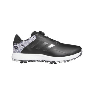Adidas Mens S2G Boa Wide Golf Shoes Black/White/Grey