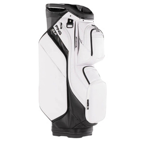 Cart Bags: PING 2026 DLX 244 Cart Golf Bag | White