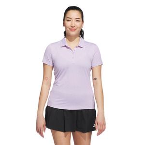 Adidas Women’s Ottoman Short Sleeve Polo Shirt | Powder Plum